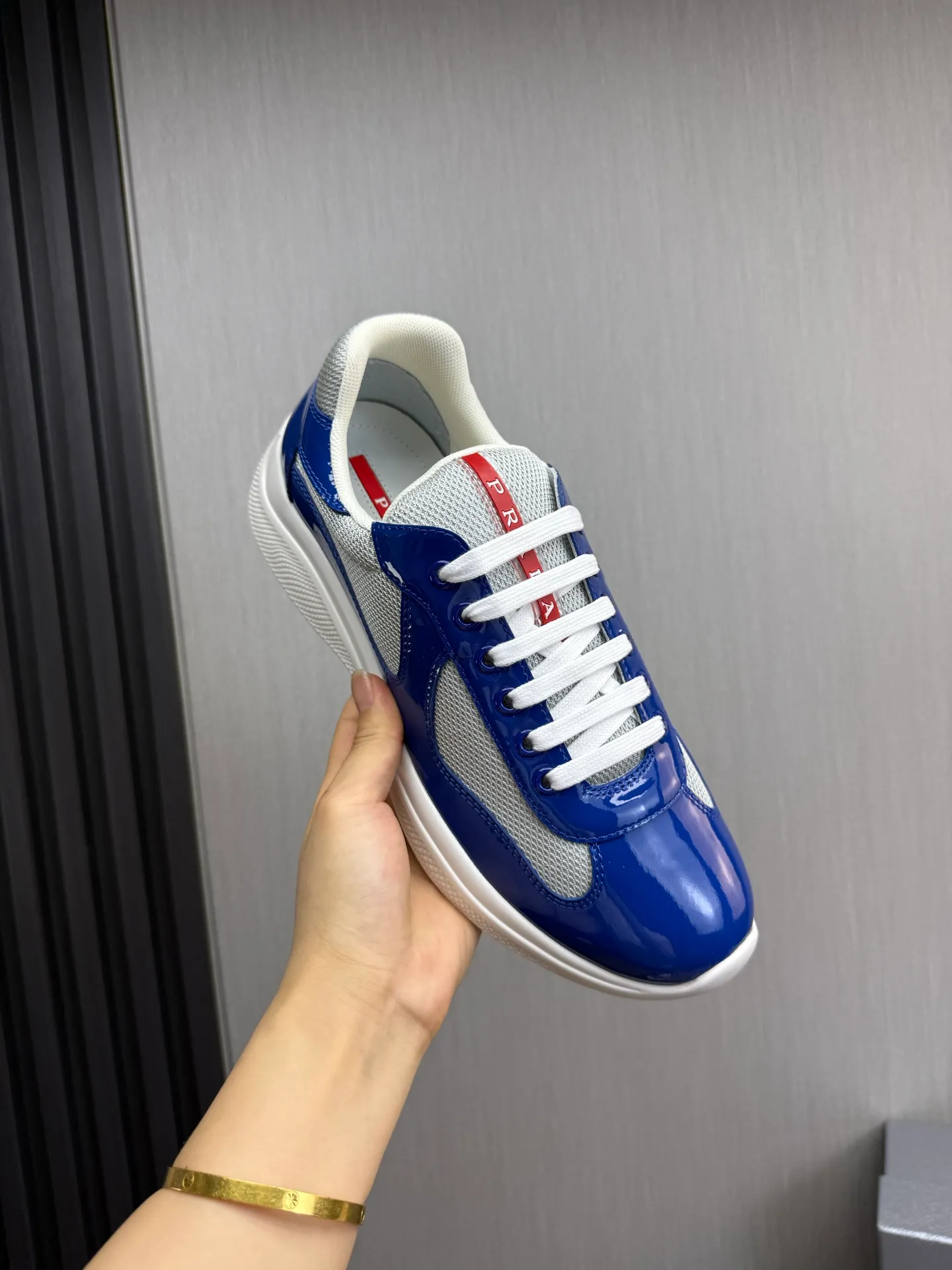 Men's shoes 640💰 [PRADA] Hot selling items🔥Must be recommended every day~~ Official website synchronized, 1:1 high quality shipments✔️ Imported cowhide fabric, rubber material + cowhide lining, original bottom, high-end airplane box packaging🎁 38-45 (38.45 custom-made, non-returnable)